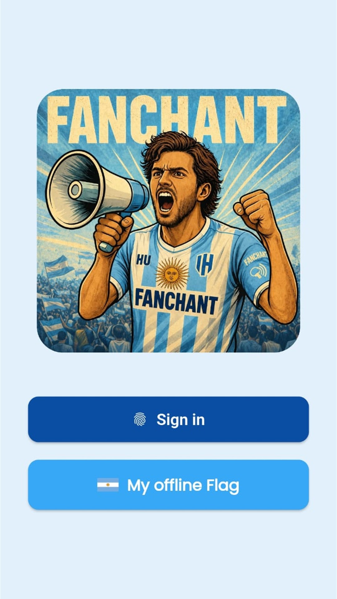 Login screen