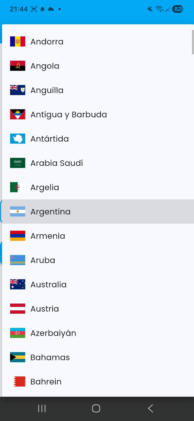 Flag selector